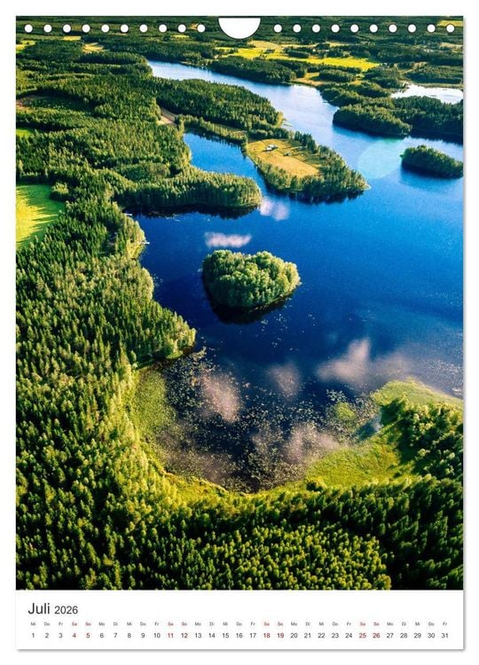 Produktbild: Finnland - Bezaubernde Sch&ouml;nheit. (Wandkalender 2026 DIN A4 hoch), CALVENDO Monatskalender