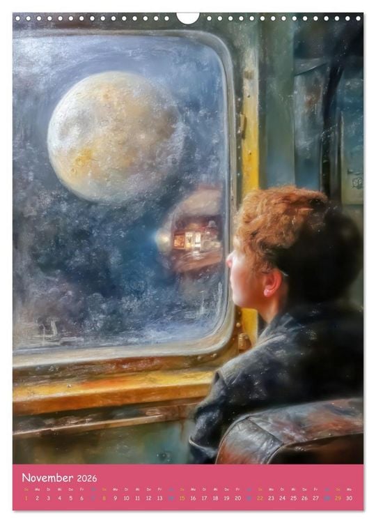 Produktbild: Vollmond - Im Bann des Vollmonds (Wandkalender 2026 DIN A3 hoch), CALVENDO Monatskalender