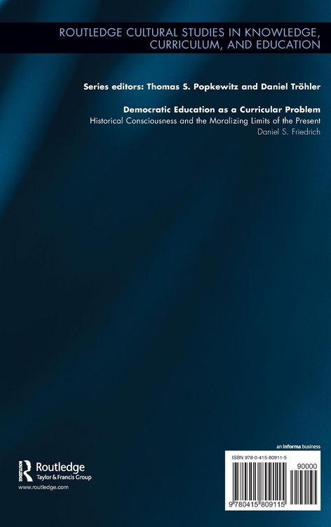 Produktbild: Democratic Education as a Curricular Problem