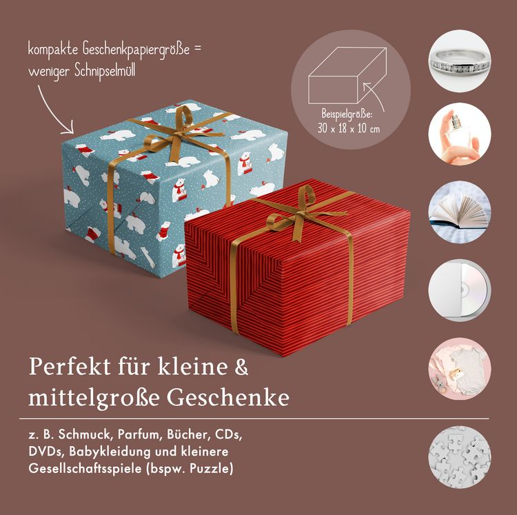 Produktbild: Geschenkpapier Set Weihnachten: Eisb&auml;r (f&uuml;r Kinder)