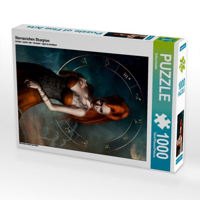 Produktbild: CALVENDO Puzzle Sternzeichen Skorpion | 1000 Teile Lege-Gr&ouml;&szlig;e 64x48cm Foto-Puzzle f&uuml;r gl&uuml;ckliche Stunden