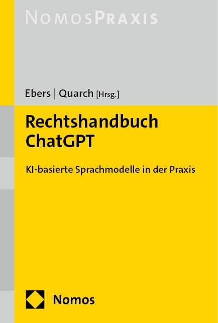 Produktbild: Rechtshandbuch ChatGPT