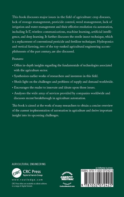 Produktbild: Transforming Agricultural Technology by Artificial Intelligence and Robotics