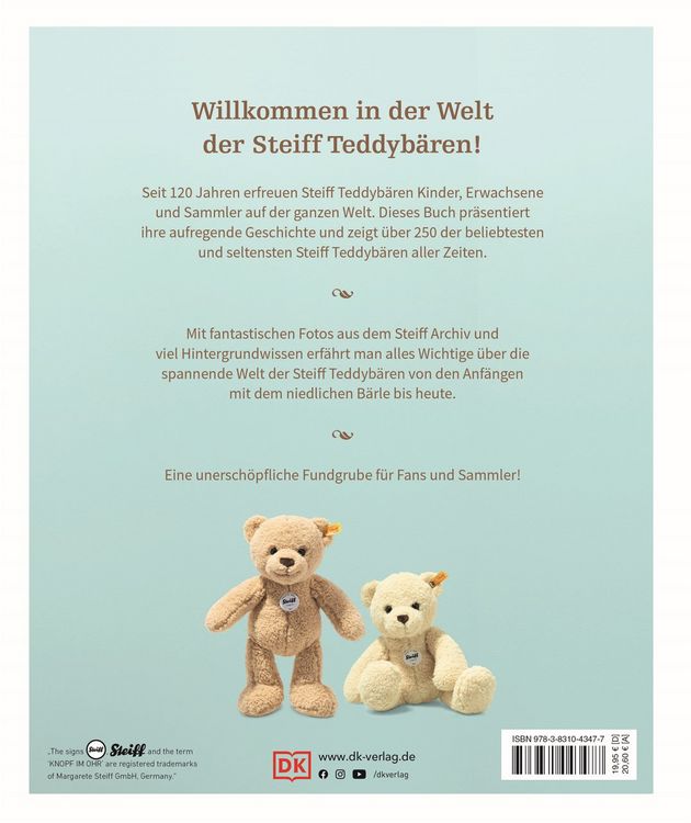 Produktbild: Das Steiff Teddyb&auml;ren Buch