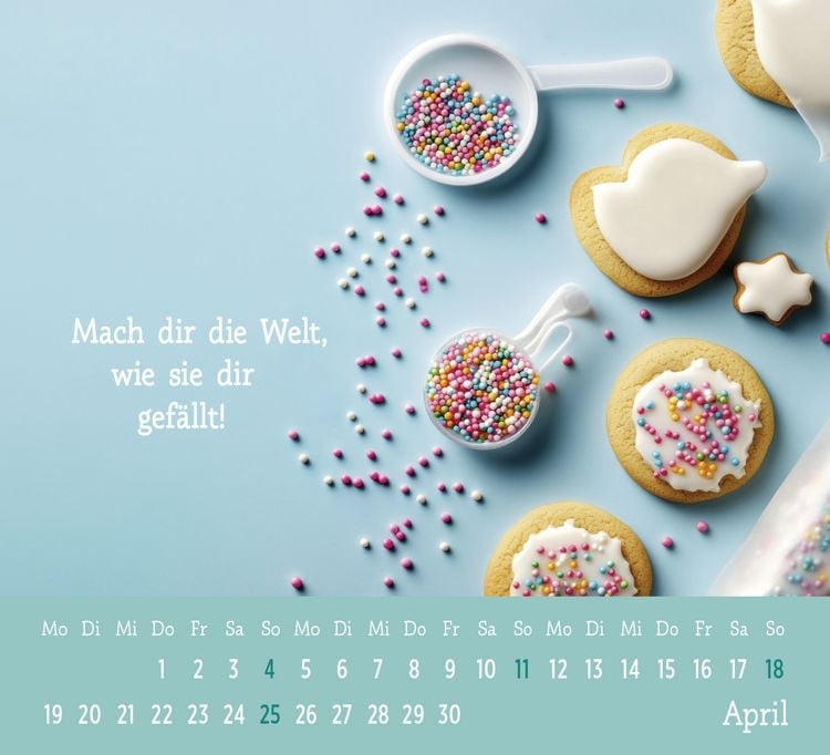 Produktbild: Mini-Kalender 2027: Der kleine Gute-Laune-Kalender