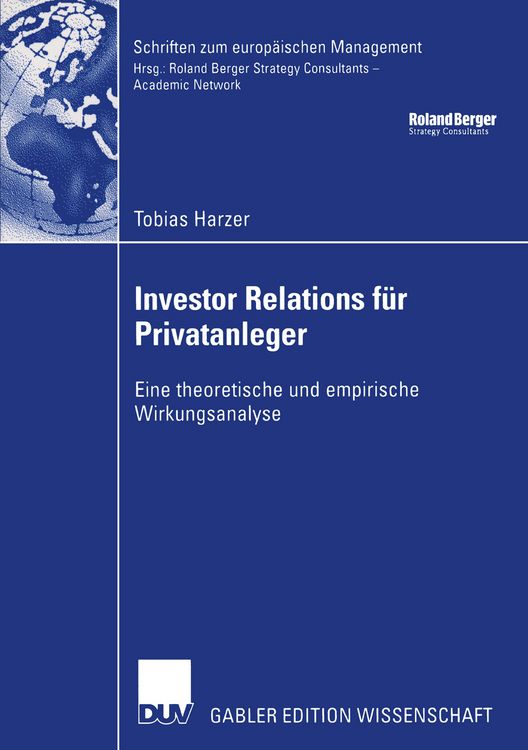 Produktbild: Investor Relations f&uuml;r Privatanleger