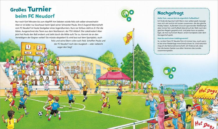 Produktbild: BOOKii&reg; WAS IST WAS Junior Auf geht&acute;s zum Fu&szlig;ball!
