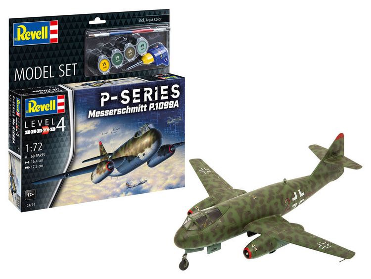 Produktbild: Modellbau Model Set Messerschmitt P.1099A - P-Series
