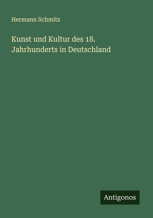 Produktbild: Kunst und Kultur des 18. Jahrhunderts in Deutschland