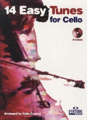 Produktbild: 14 Easy Tunes for Cello u. Klavier, m. Audio-CD