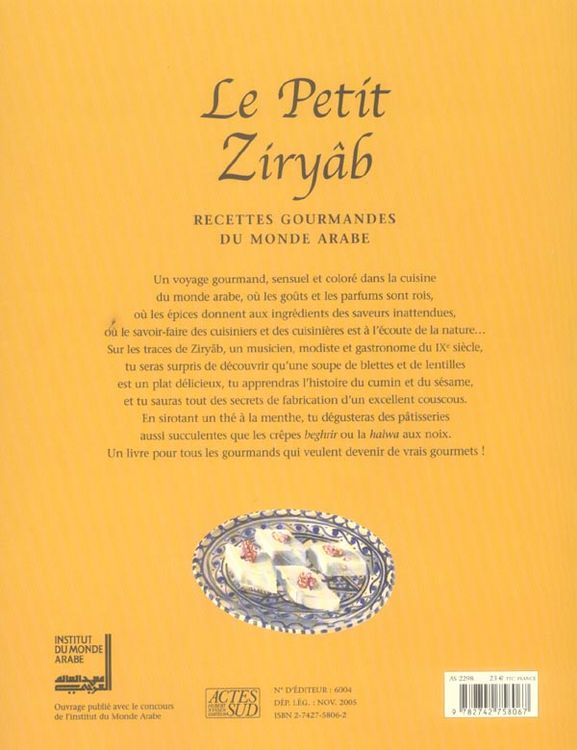 Produktbild: Le petit Ziry&acirc;b : recettes gournmandes du monde arabe