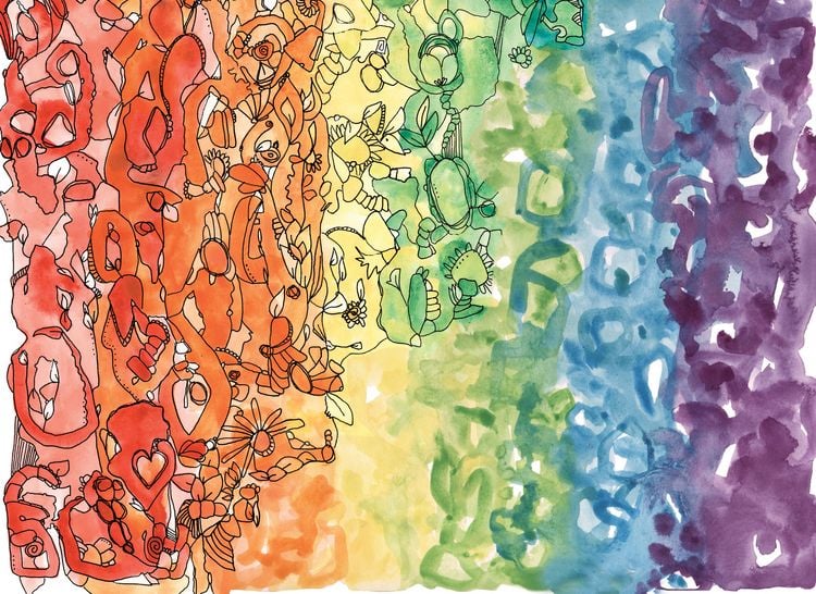 Produktbild: Das umgedrehte Malbuch