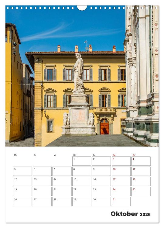 Produktbild: Florenz - Stadt mit besonderem Zauber (Wandkalender 2026 DIN A3 hoch), CALVENDO Monatskalender