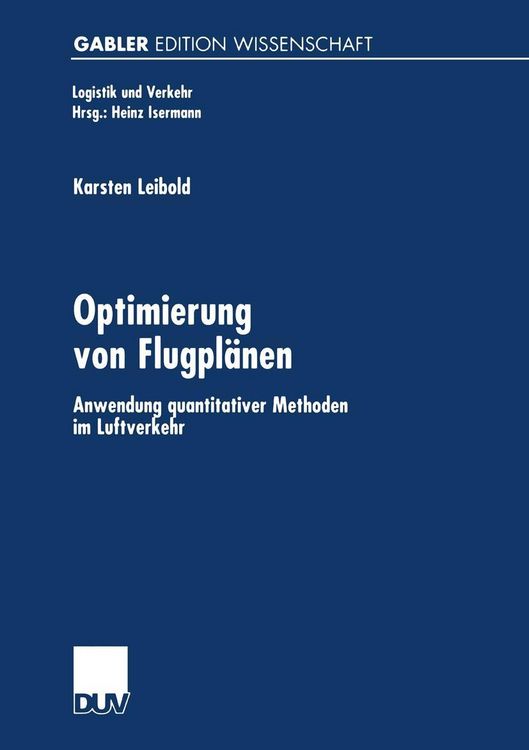 Produktbild: Optimierung von Flugpl&auml;nen