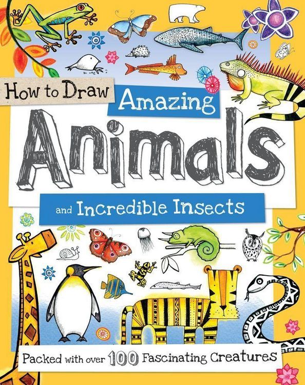 Produktbild: How to Draw Amazing Animals and Incredible Insects