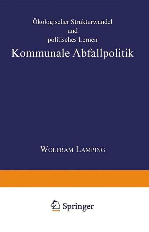 Produktbild: Kommunale Abfallpolitik