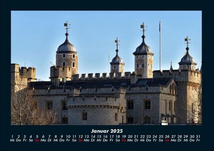 Produktbild: London 2025 Fotokalender DIN A4
