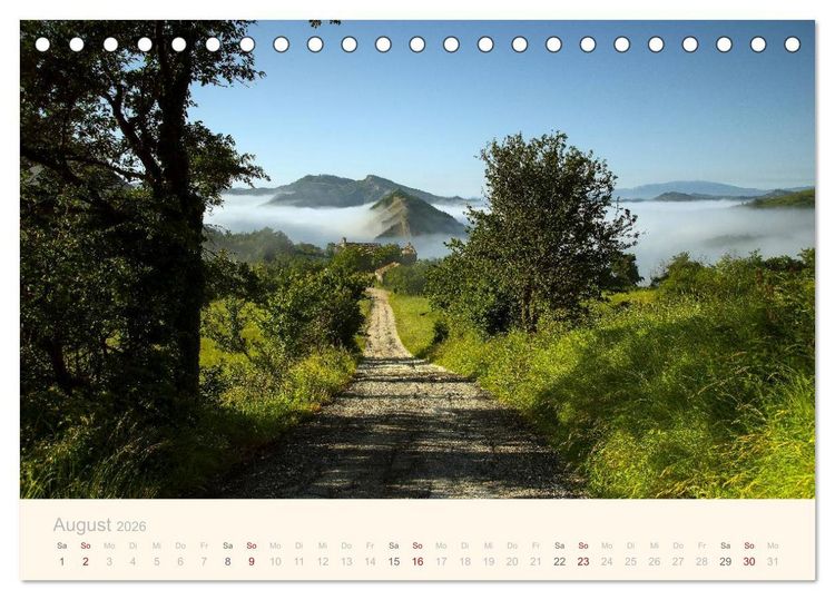 Produktbild: Unterwegs in den Marken (Tischkalender 2026 DIN A5 quer), CALVENDO Monatskalender