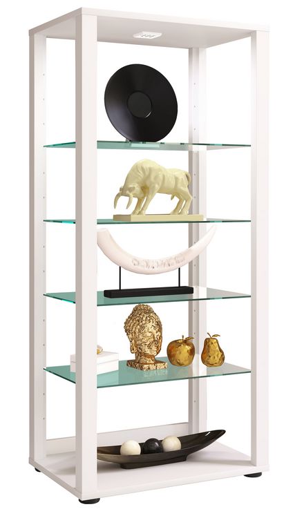 Produktbild: Holz Glas Stand Vitrine Sammelvitrine Glasol lV