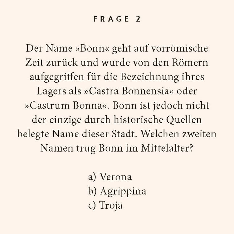 Produktbild: Bonn-Quiz