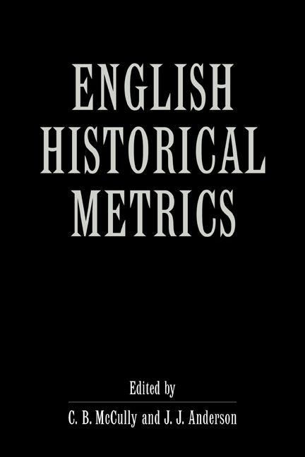 Produktbild: English Historical Metrics