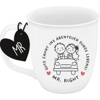 Produktbild: Tasse Motiv "Mr & Mrs"