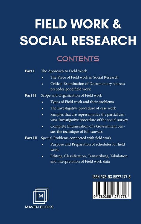 Produktbild: Field Work & Social Research