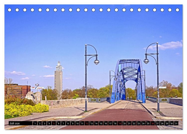 Produktbild: Fr&uuml;hling in Magdeburg (Tischkalender 2026 DIN A5 quer), CALVENDO Monatskalender