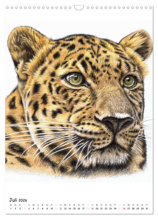 Produktbild: Wildlife Portraits (Wandkalender 2026 DIN A3 hoch), CALVENDO Monatskalender