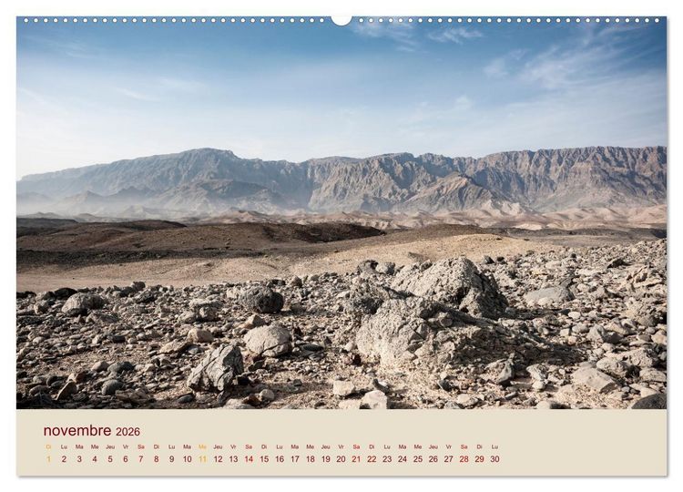 Produktbild: Entre pierres et sable (Calendrier mural 2026 DIN A2 vertical), CALVENDO calendrier mensuel