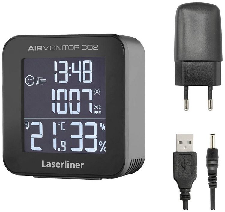 Produktbild: Laserliner AirMonitor CO2 Kohlendioxid-Messger&auml;t 400 - 9999 ppm