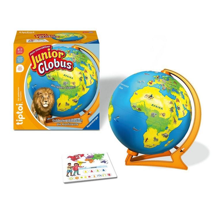 Produktbild: Ravensburger 00115 - tiptoi® Mein interaktiver Junior Globus, Lernspiel