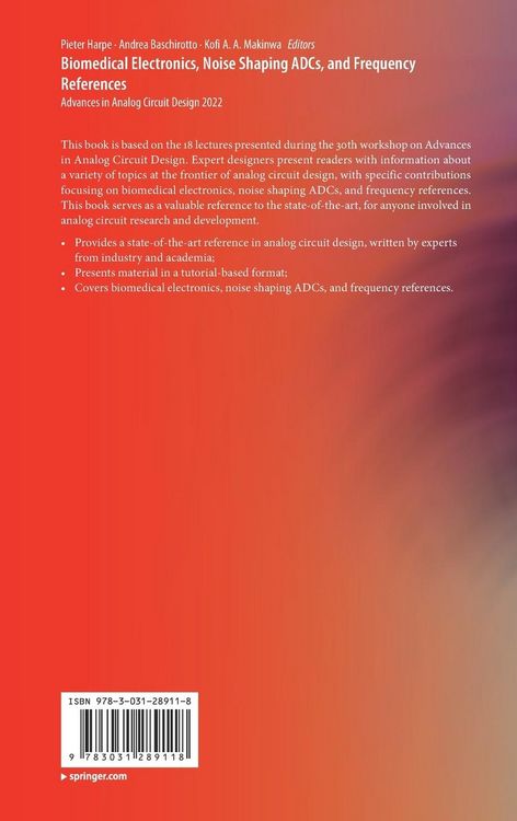Produktbild: Biomedical Electronics, Noise Shaping ADCs, and Frequency References