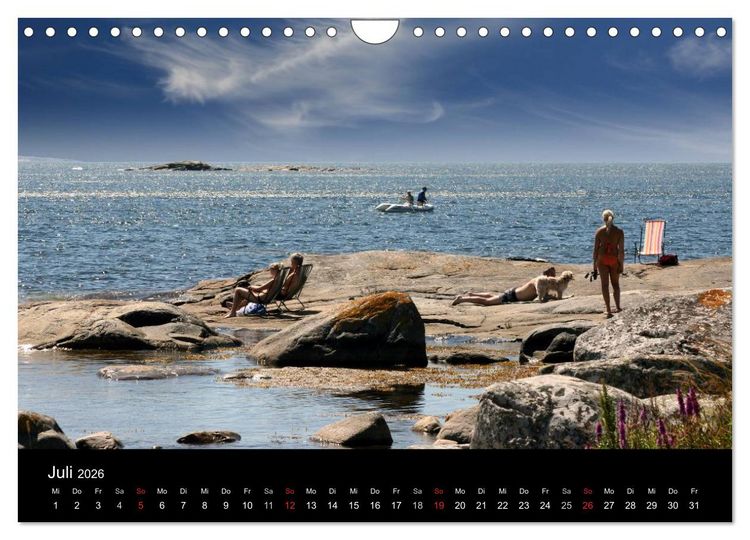 Produktbild: S&uuml;dschwedens Sch&auml;renk&uuml;ste (Wandkalender 2026 DIN A4 quer), CALVENDO Monatskalender