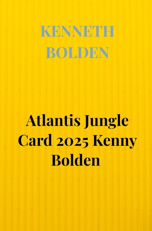 Produktbild: Atlantis Jungle Card 2025 Kenny Bolden