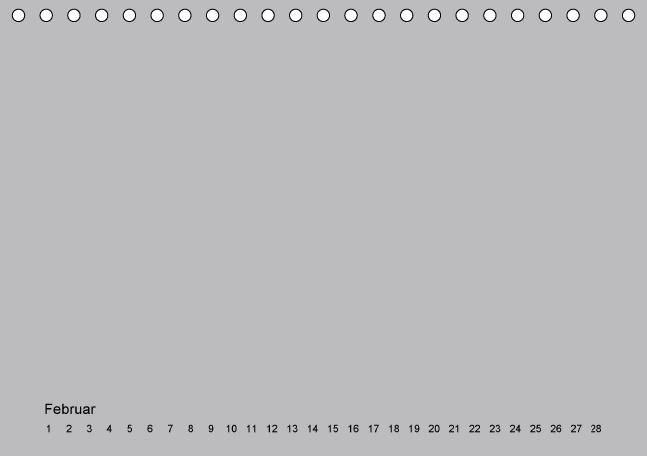 Produktbild: Geburtstags - Bastelkalender - Grau (Tischkalender immerw&auml;hrend DIN A5 quer)