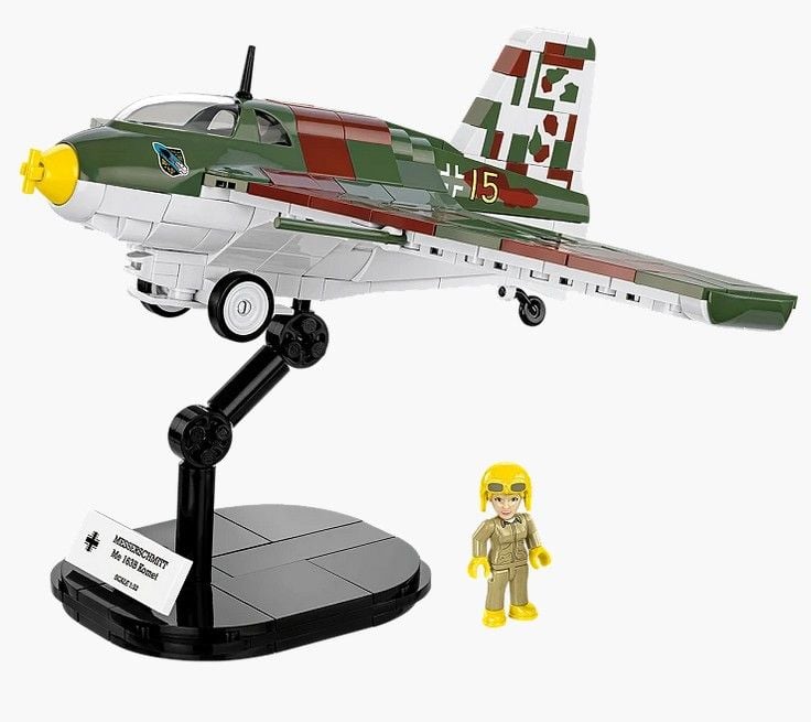 Produktbild: COBI Historical Collection 5766 - Messerschmitt Me 163B Komet, WWII, Bausatz 1:32, 543 Teile+1 Figur