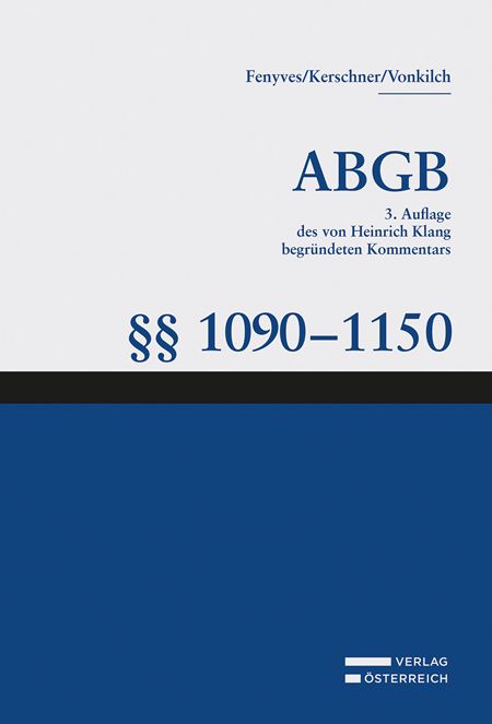 Produktbild: Gro&szlig;kommentar zum ABGB - Klang Kommentar