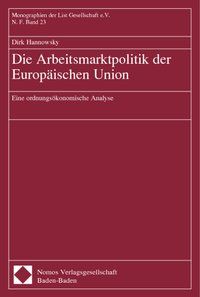 Produktbild: Die Arbeitsmarktpolitik der Europ&auml;ischen Union