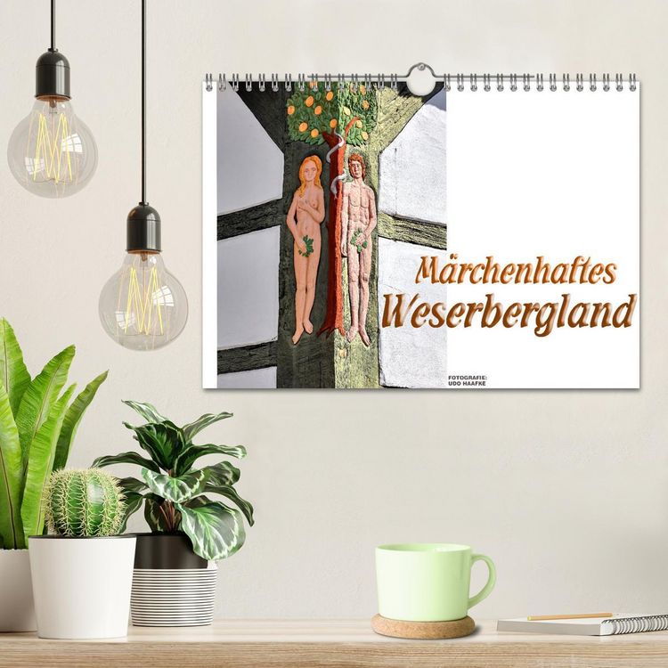 Produktbild: M&auml;rchenhaftes Weserbergland (Wandkalender 2026 DIN A4 quer), CALVENDO Monatskalender