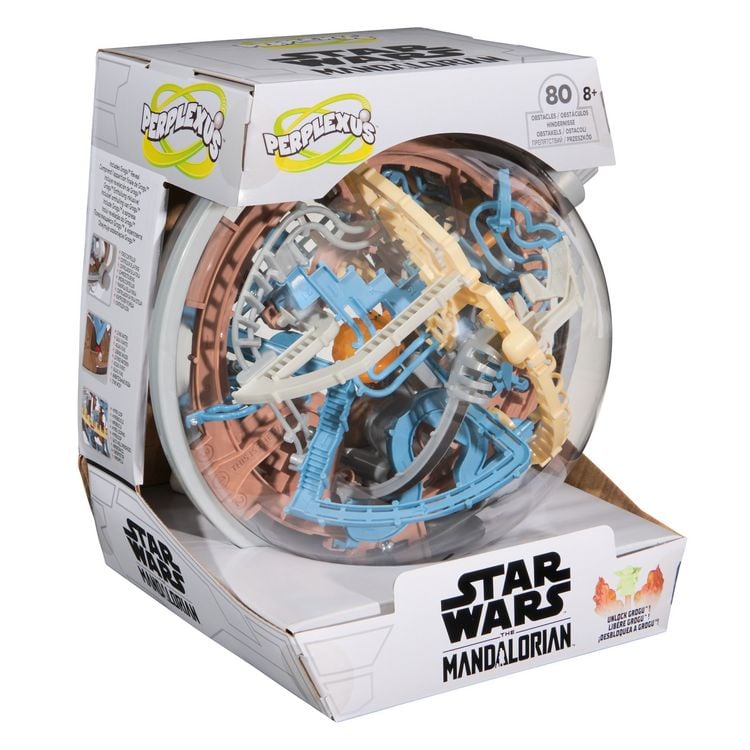 Produktbild: Perplexus Star Wars - The Mandalorian, 3D-Kugellabyrinth mit 80 Hindernissen