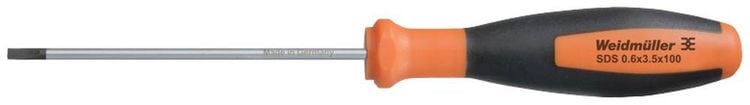 Produktbild: Weidm&uuml;ller SDS 0.6X3.5X100 Schlitz-Schraubendreher Klingenbreite: 3.5 mm Klingenl&auml;nge: 100 mm