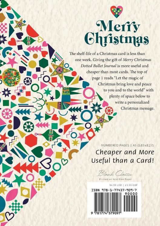 Produktbild: Merry Christmas Dotted Bullet Journal