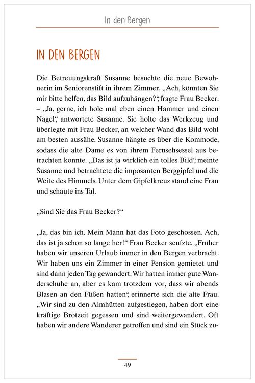 Produktbild: Demenz Besch&auml;ftigung - Naturgeschichten f&uuml;r Senioren