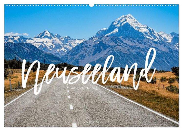 Produktbild: Neuseeland - Am Ende der Welt (Wandkalender 2026 DIN A2 quer), CALVENDO Monatskalender
