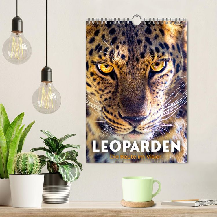 Produktbild: Leoparden - Die Beute im Visier. (Wandkalender 2026 DIN A4 hoch), CALVENDO Monatskalender