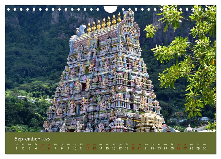 Produktbild: Mah&egrave; und die Inseln der Seychellen (Wandkalender 2026 DIN A4 quer), CALVENDO Monatskalender