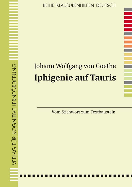 Produktbild: Johann Wolfgang von Goethe Iphigenie auf Tauris