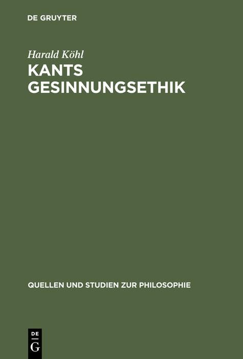Produktbild: Kants Gesinnungsethik