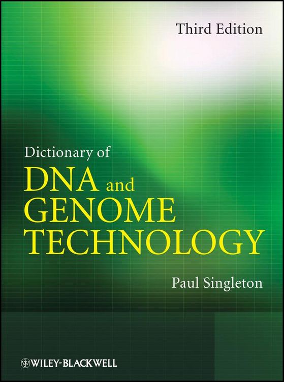 Produktbild: Dictionary of DNA and Genome Technology